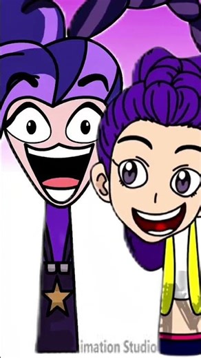 Sprunki oc Rumi meets Lilly love braids @greenfiln ‪@bombomsprunki‬