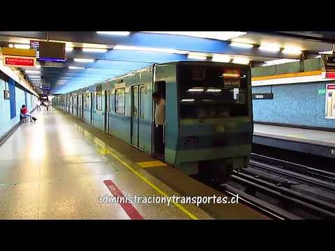 Metro de Santiago | Trenes NS74 3010 y 3048 en Toesca