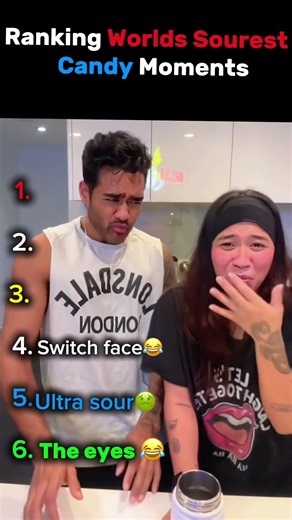 Ranking World Sourest Candy Moments