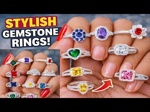 10 Beautiful Silver Rings Design 💍 | Latest Gemstone Rings Collection 2026”