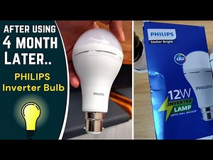 After using 4 month Philips 12 Watt Inverter LED Bulb ⚡4 Hr Backup😱Rechargeable Bulb⚡review [ 2022 ]