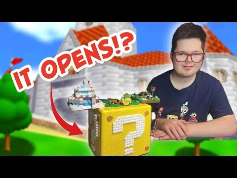 Super Mario 64 Question Mark Block LEGO Review (71395) | Full Build with Bobby ✅