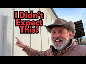 OOPS! | I Really Didn't Expect This | OFF Grid Solar Shed Build | Mini Split Line Set Cover