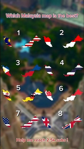 Which Malaysia map is the best? 🇲🇾 #fyp #malaysia #map #mapping
