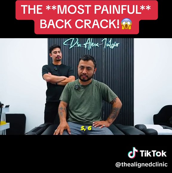Chiropractor Helps Relieve Severe Back Pain with Amazing Cracks