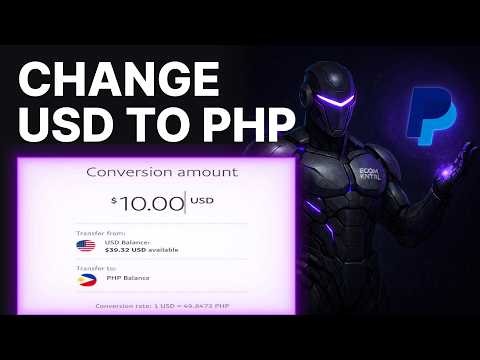 How To Convert USD To PHP In PayPal (2026) | Wallet Settings