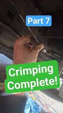 Finishing Crimping Parking Brake Cable | iCrimp Crimper | Freshly Cut Cable | In Detail | Part 7