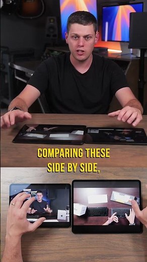 11" and 13" M4 iPad Pro Screen Size Comparison