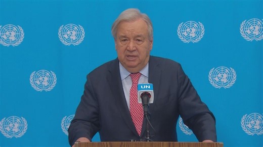 ONU - jefe de ONU/conflicto en Irán