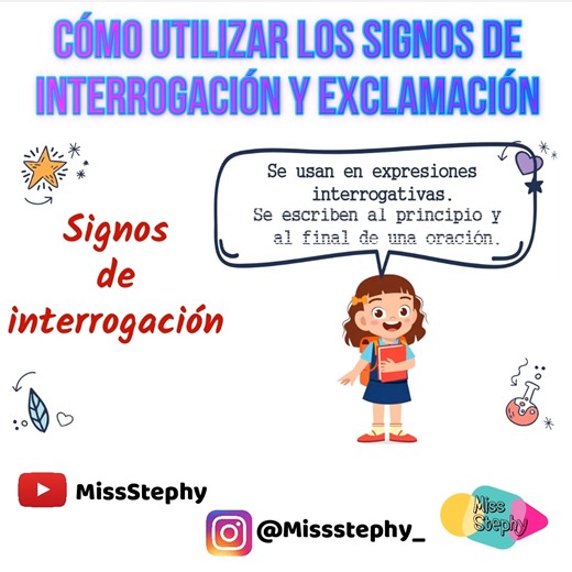 ¿Qué son los signos de INTERROGACIÓN Y EXCLAMACIÓN❓❗ | Miss Stephy