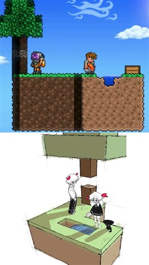 Skyblock challenge ft. the guide w/‪@offsrambledegg‬ #terraria