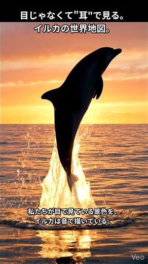 🎧音で世界を見るイルカ #イルカ #エコーロケーション #shorts #雑学