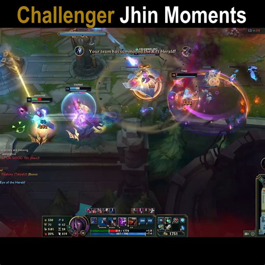 Challenger Jhin Moments #jhin #leagueoflegends | Andoqs