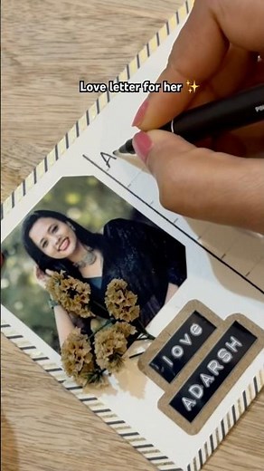 Diy Love letter for her ✨Diy love letter card ideas ❤️ DIY Valentines card ✨ Love letter diy