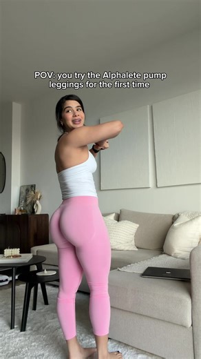 First time trying the Alphalete Pump Leggings and I'm actually shook... these are insane. I swear these might be my new favorite gym leggings. A few things I noticed right away: • Super sculpting compression that hugs your body • 3-tier waistband so it stays put and doesn't roll while you train • Under-glute support that lifts and contours your shape Now I understand the hype because I need these in every single color immediately🙂‍↕️ #workoutoutfits #gymoutfit #gymoutfitideas #fitness #gymootd