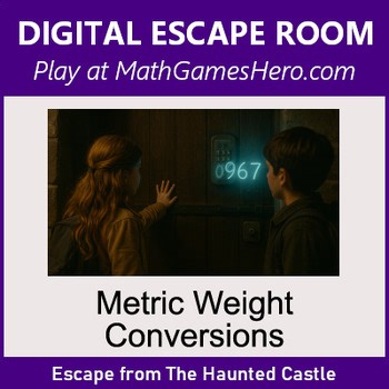 Metric Weight Conversions | Digital Math Escape Room Game