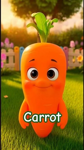 Carrot Talking Animation for Kids | Eat Carrots & Stay Strong!