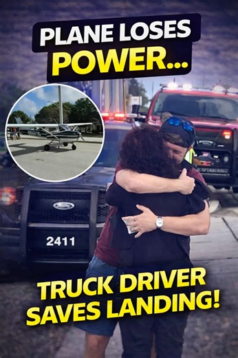 Plane Loses Power — Truck Driver Saves Emergency Landing