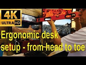 Ergonomic desk setup - head to toe!