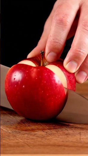 Cutting Real Red Apple Into Slices ASMR #ai #trending #trendingshorts #asmr #satisfying #shorts