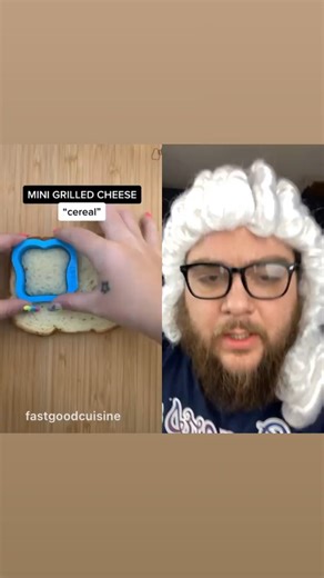 On the food docket today we got mini grilled cheese! | Brandon J McDermott