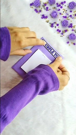 DIY BTS Notepad/BTS Stationery #diy #bts #purple #stationery #schoolsupplies #shorts #crafteraditi