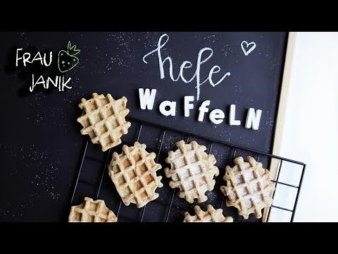 Belgische Waffeln aus Hefeteig | vegan