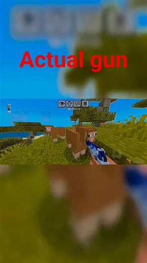 Minecraft pe gun mode mcpe😎😎 minecraft survival gameplay,#minecraft #minecraftmode #trendingshorts