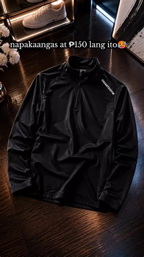 Men's long-sleeved DRY-FIT half-zip sports T-shirt T-shirt trendy American loose fitness running top #drifitlongsleeve #fitnessoutfit #gymwear #sportswear #runningwear ‎