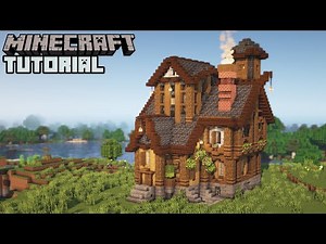 Minecraft - Large Survival House Tutorial (How to Build)
