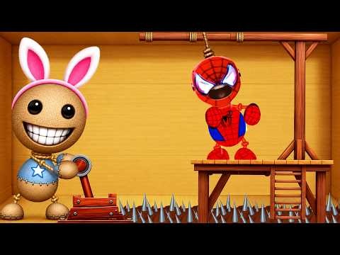 Kick the Buddy: Ultimate Stress-relief Compilation! Spider-Man vs Gallows