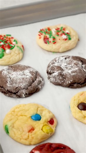 Have you heard of cake mix cookies? I’ve got the holy grail of cake mix cookie recipes all in one! In this recipe I have 13 different cake mix flavors you can try 😋 They are so easy, and so customizable. #cakemixcookies #cookierecipe #easycookierecipe #cakemixcookierecipe | The First Year