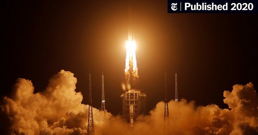 China Launches Moon Mission to Bring Back Lunar Rocks