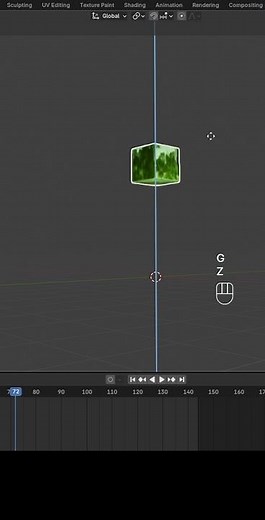 seamless loop animation in blender #blenderanimation #shorts