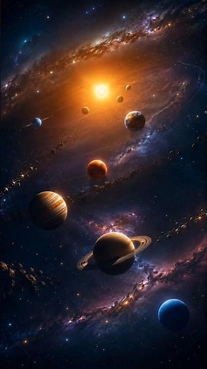 🌌 Watch the Solar System Fly Through the Milky Way! #solarsystem #milkyway