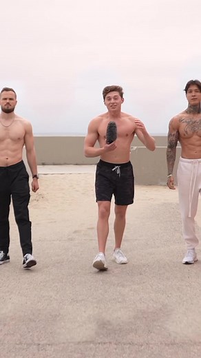 32K views · 640 reactions | Nerds Challenge Bodybuilders at Muscle Beach, full video on my channel “Brandon William” #fitness #challenge #muscle | Brandon William | Facebook