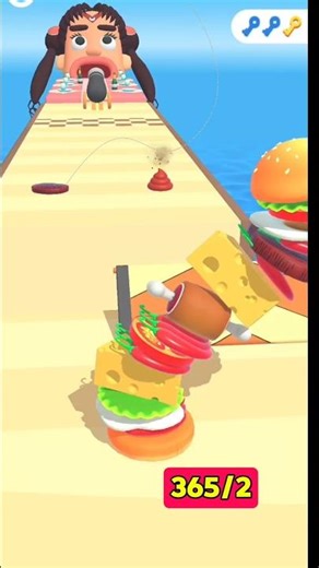 burger runner gameplay ll #burger #gameplay