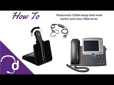 Plantronics CS540 Setup With APC-43 WITHOUT Sidecar