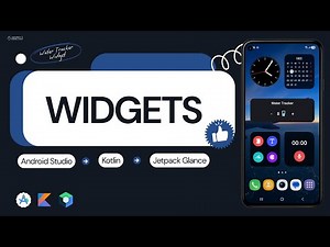 Build Android App Widget using Kotlin in Android Studio | Jetpack Glance
