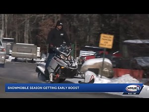 Snowmobile season getting early boost in New Hampshire