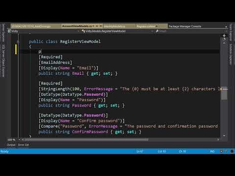 ASP.NET #87 - Adding Profile Data [By Mosh Hamedani]