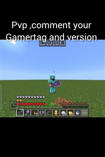 comment gamertag and version #minecraft