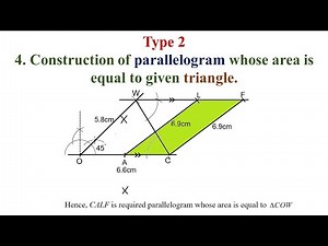 SEE Mathematics Unit 14: Construction | Type 2 Construction of Parallelogram