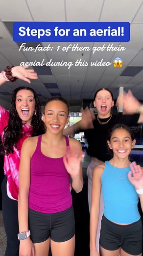 STEPS FOR AN AERIAL 😱 Like & save this video for later!!🩷🩵#foryou #fyp #foryoupage #dance #saveforlater #like #aerial #learnontiktok #howto #dancers #danceteachers #danceteachersoftiktok #danceteacher #rissandky #aerialdance #viral #viralvideo #trend #trending #blowthisup