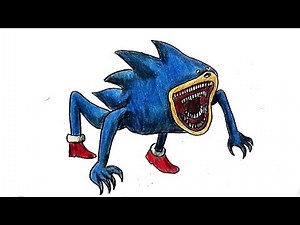 How to draw shin sonic tapes/drawing cartoon