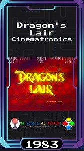 Dragon's Lair Arcade Play 1983