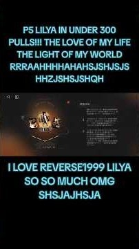 REVERSE 1999 P5 HUNTSWORN LILYA UNDER 300PULLS EHEHHEHEE I DID IT IN TEN MIN. #reverse1999