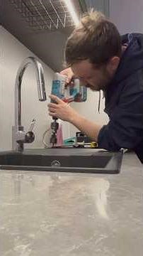 Installing a drinking water tap 🛠️ #faucetinstallation #master #handymanforanhour #handyman