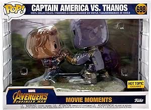 Funko Pop! Marvel Avengers Infinity War Captain America vs. Thanos Movie Moments Exclusive Figure Set