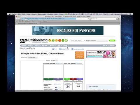 How to Know Nutritional Value of Food